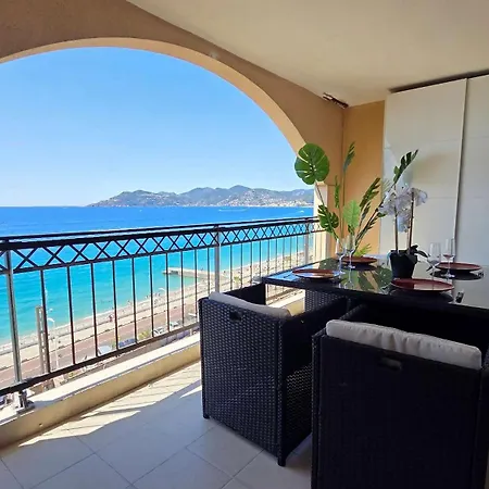 Apartment T2 Balcon Vue Mer, 2 Piscines, A Pied 4pers Cannes